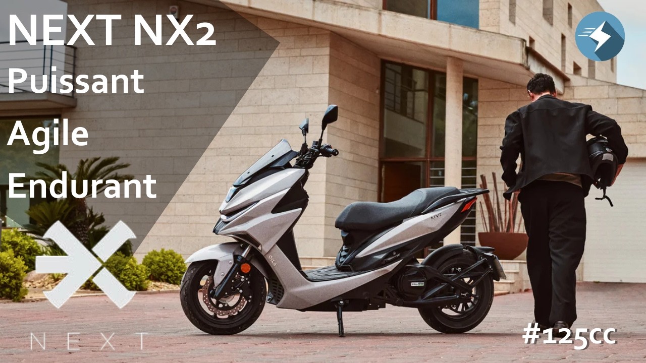 NEXT NX2, le scooter électrique #125cc puissant, agile et endurant