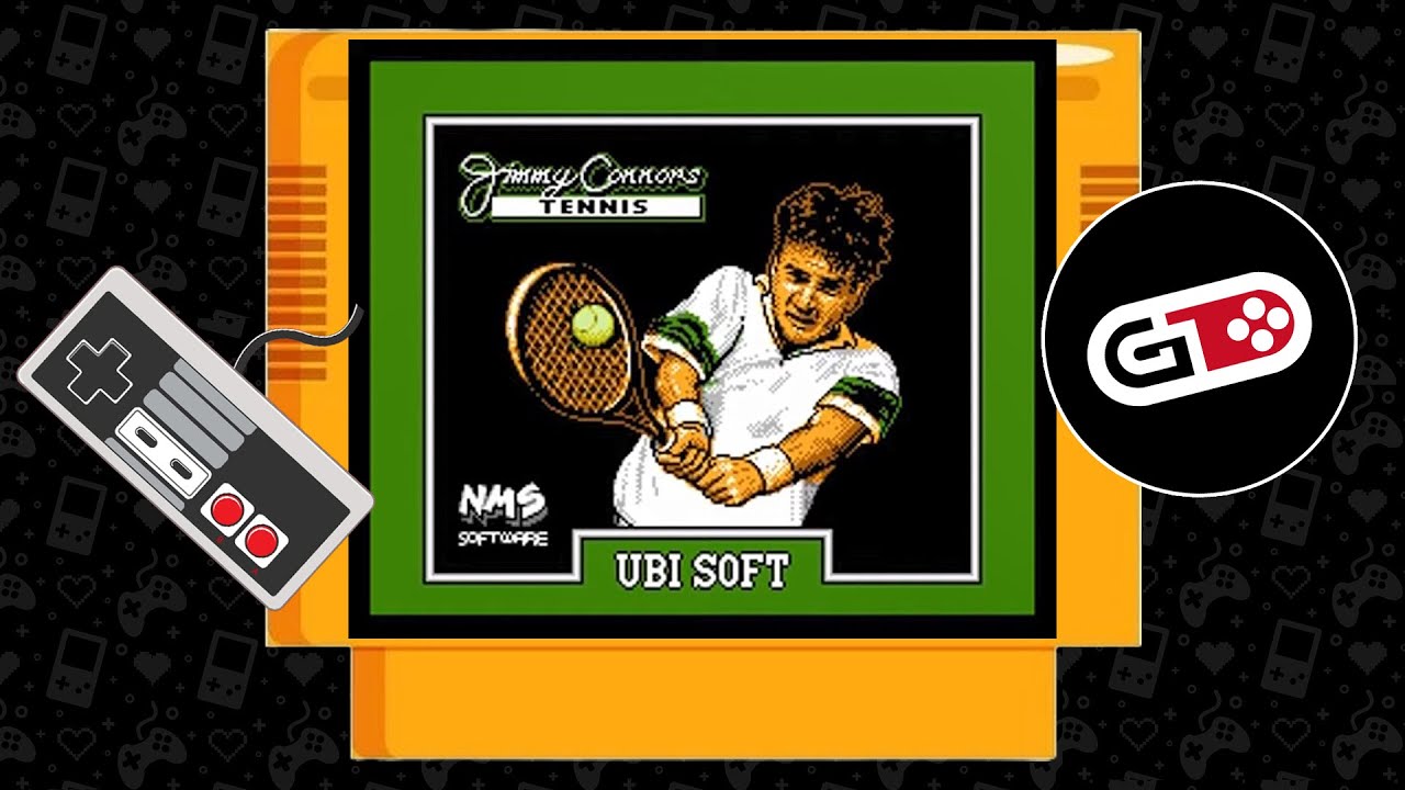 Jimmy Connors Tennis (NES) Gameplay Highlights - Classic 8-Bit Sports