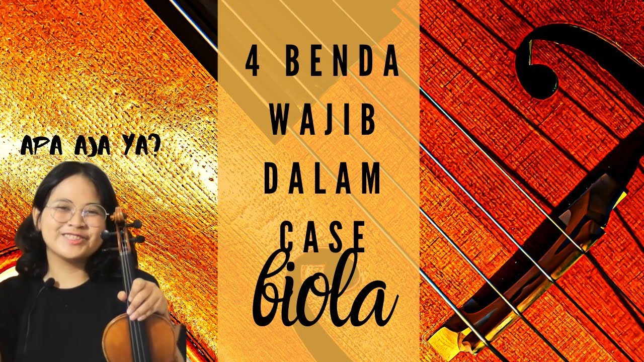 4 Benda Yang Wajib Ada Dalam Case Biola , Sudah Punya? | Tips Biola Pemula