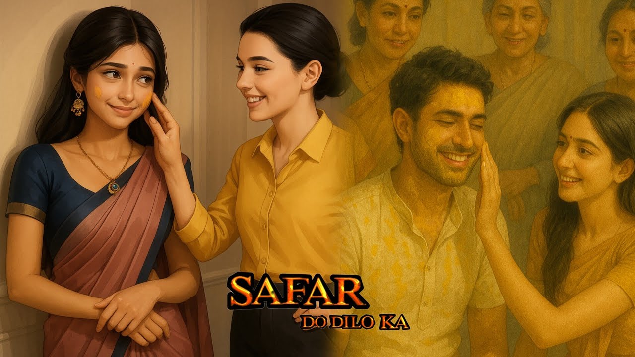 Haldi ceremony/ red handed/safar part 62 /piya and mannat lovestory #arrangemarriage #lesbian #love