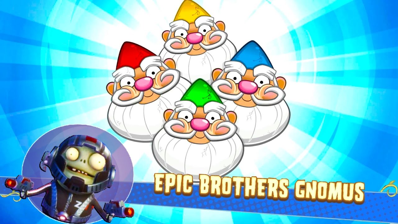 Brothers Gnomus Boss Hunt on Crazy Mode - Plants vs. Zombies Garden Warfare 2