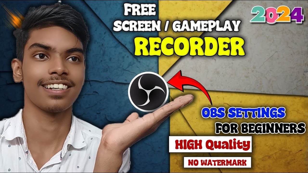 OBS Studio for Screen Recording + Gameplay Recording Tutorial in Hindi 2024