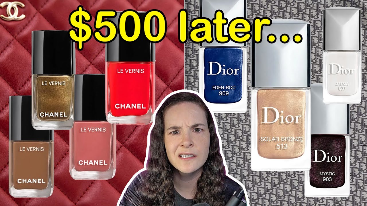 Я потратила 500 долларов на лак для ногтей Chanel & Dior 🤑💅