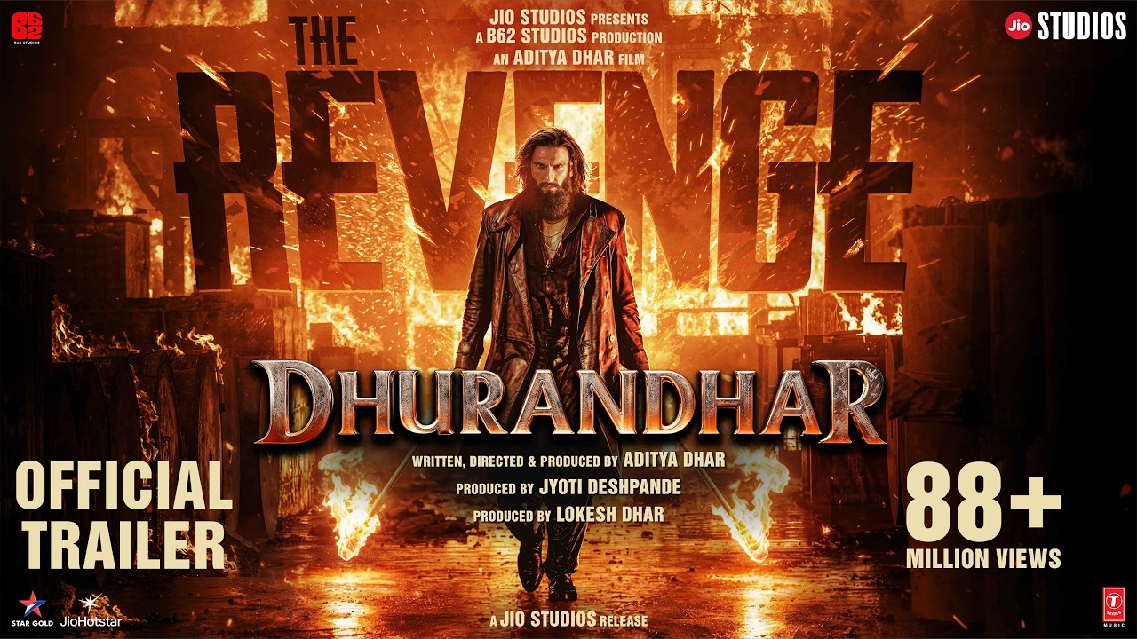 Dhurandhar The Revenge Official Hindi Trailer | Ranveer S | Aditya D | In Cinemas 19 March 2026