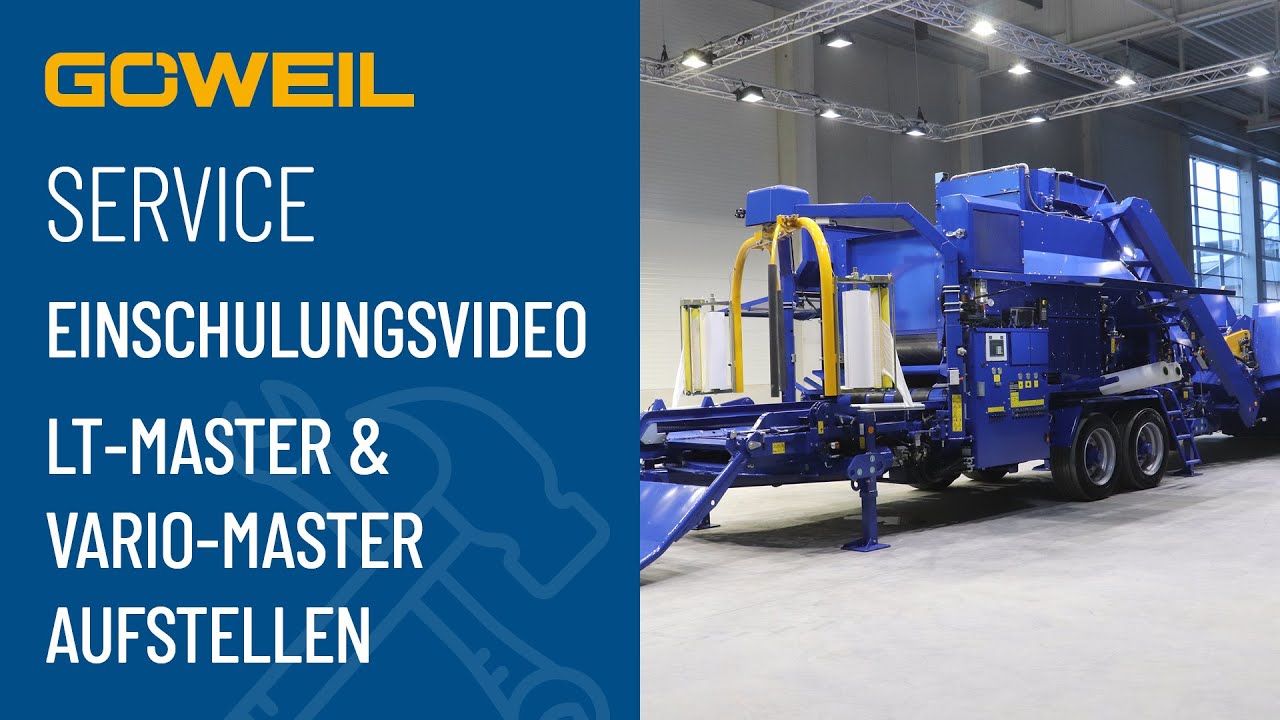 Einschulungsvideo: LT-Master & VARIO-Master aufstellen | GÖWEIL