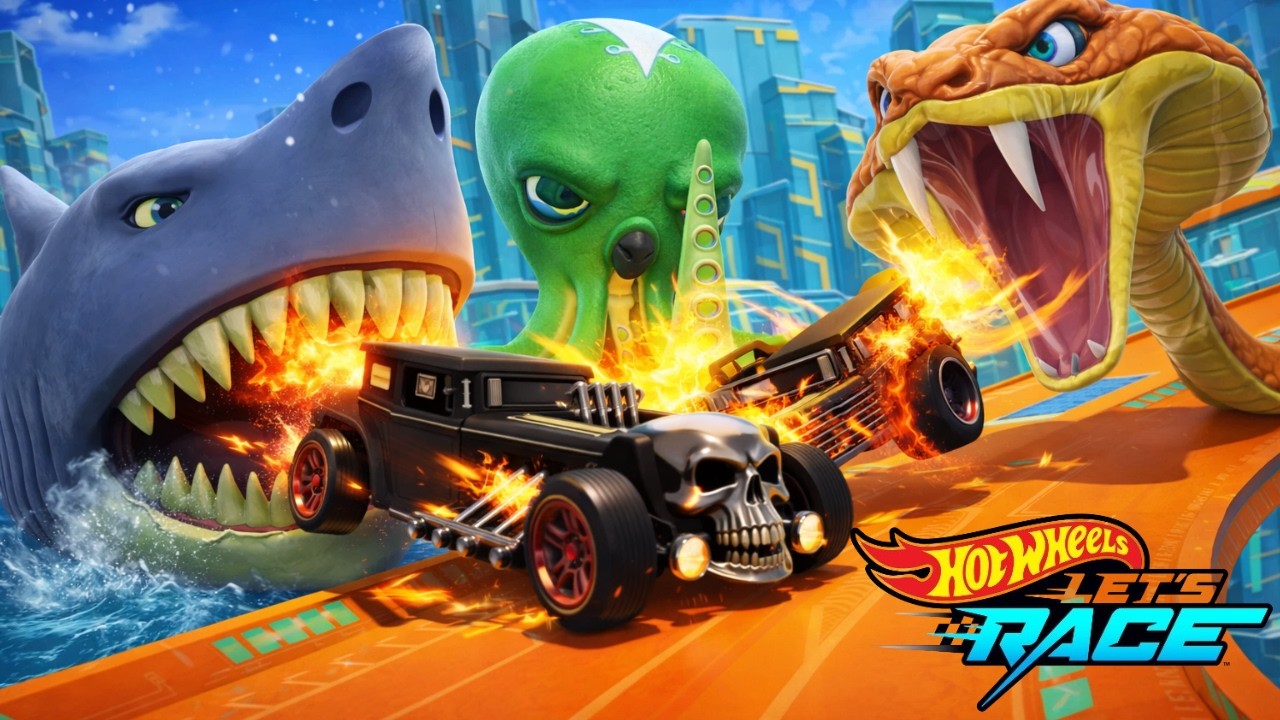 Hot Wheels Let's Race Ultimate Speed: Bone Shaker Stunt Mayhem In hot wheels lets race tracks