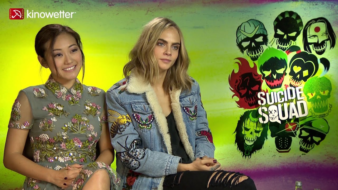 Interview Karen Fukuhara & Cara Delevingne SUICIDE SQUAD