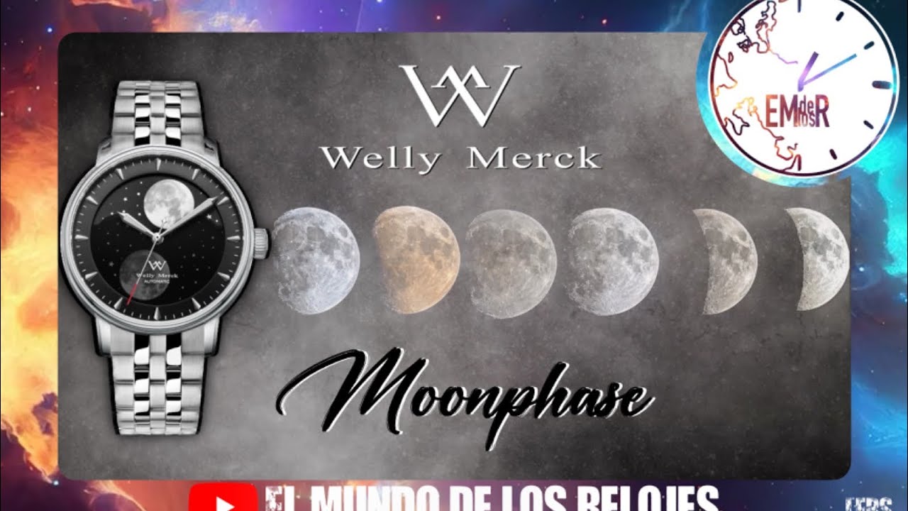 🚨 ¡CUIDADO con la FASE LUNAR! 🌘- NUEVO Reloj WELLY MERCK Moonphase WM142