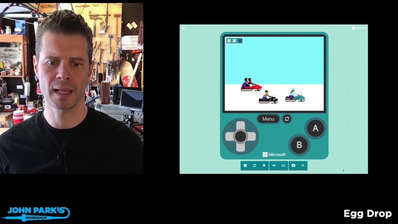 MakeCode Arcade Game of the Week: Winter Adventure @adafruit @johnedgarpark #adafruit @MSMakeCode