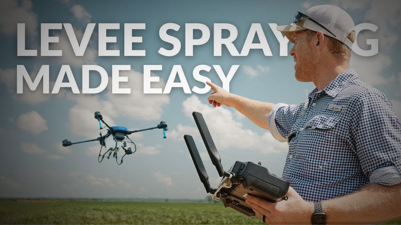 Levee Spraying Made Easy! | EAVision J100