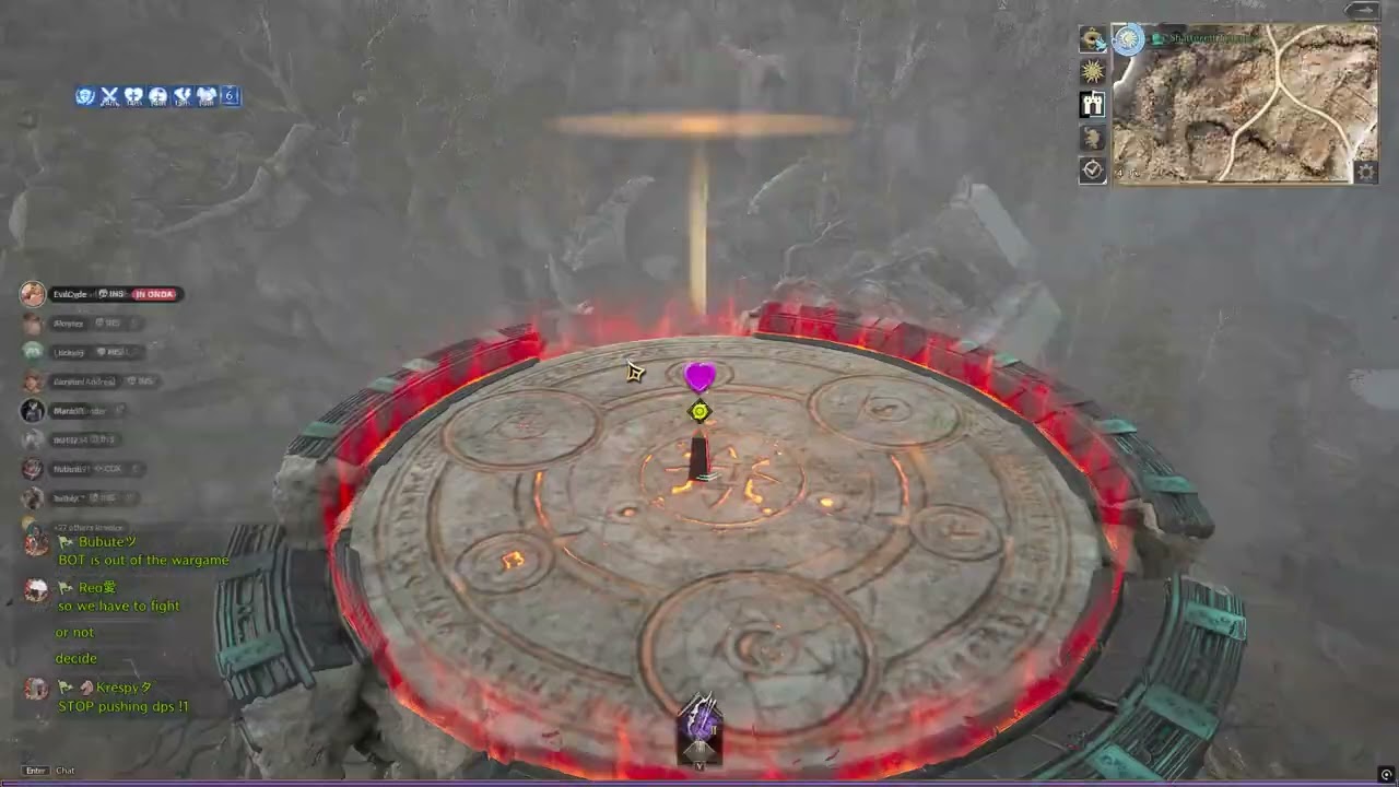 THRONE AND LIBERTY wargame VS Logia Legacy del 02/03/2026