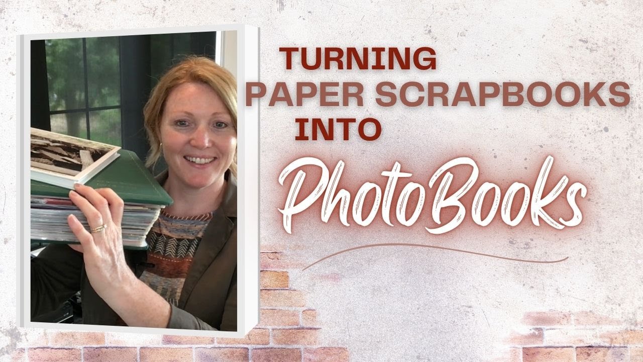 Turn Big & Clunky Scrapbooks Into Neat & Tidy Photobooks