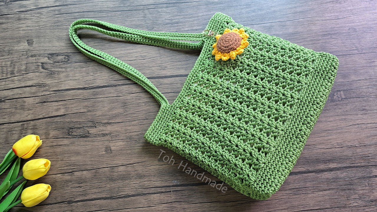 How to Crochet Bag | Step by step crochet tutorial | Toh Handmade 🥰