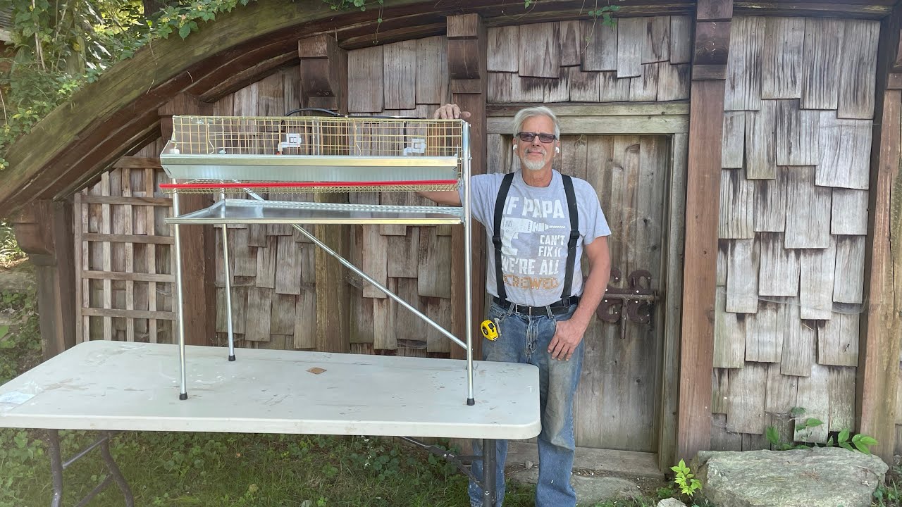 A great way to house your quail! A Wynola Ranch cage review by Papa the Builder from Myshire Farm
