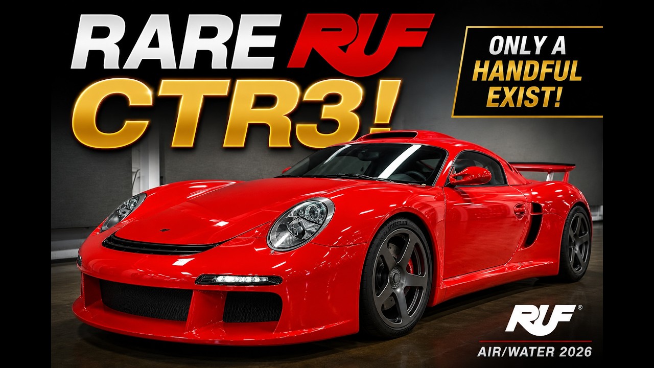 Extremely Rare RUF CTR3 at Air/Water 2026 | Porsche&rsquo;s Ultimate Hidden Supercar