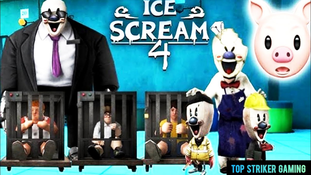Ice Cream 4 Rod Factory || Ice Cream Horror Game Chapter 4 || Ice Cream 4 New Update !!