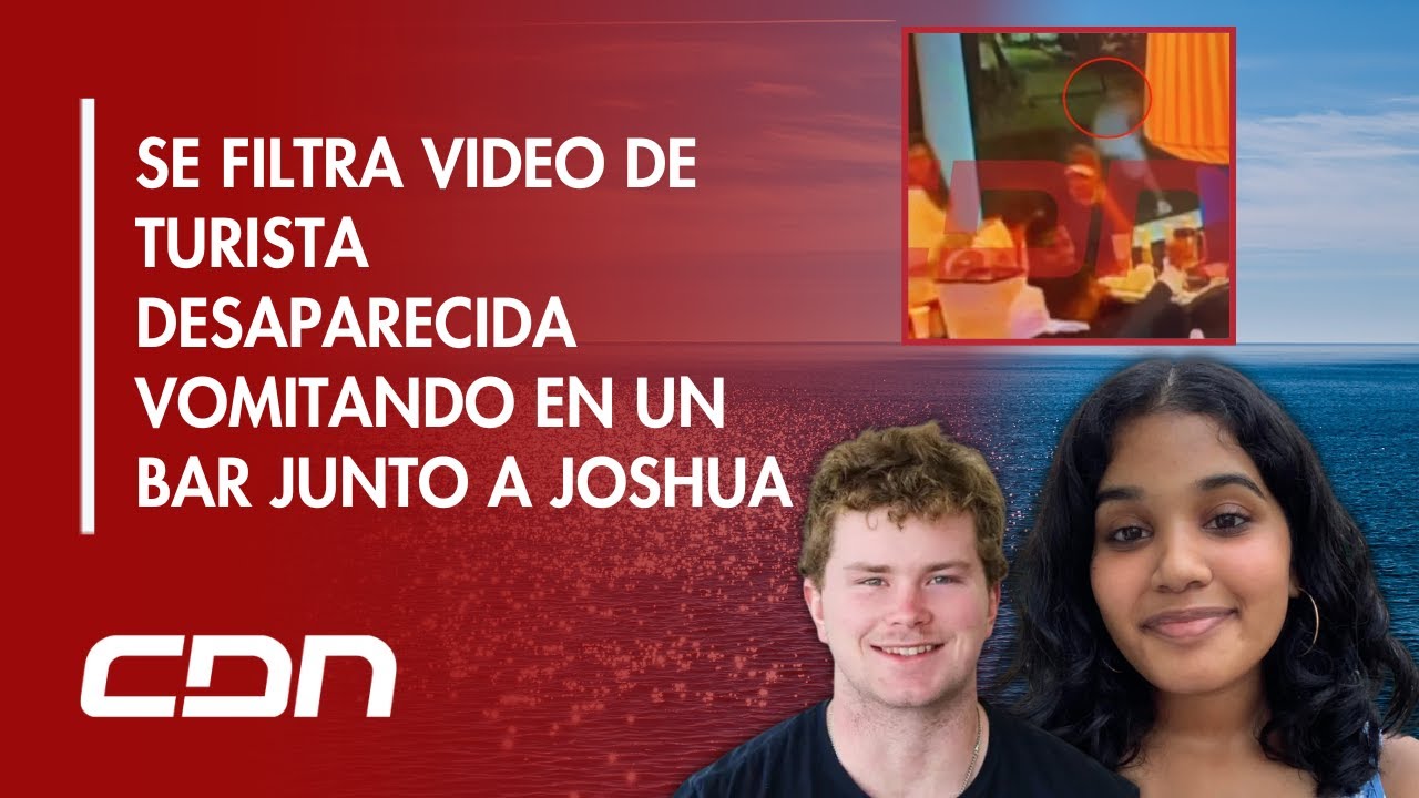 Contenido exclusivo |  Turista desaparecida y su acompa&ntilde;ante Joshua Steven Riibe vomitando en un bar