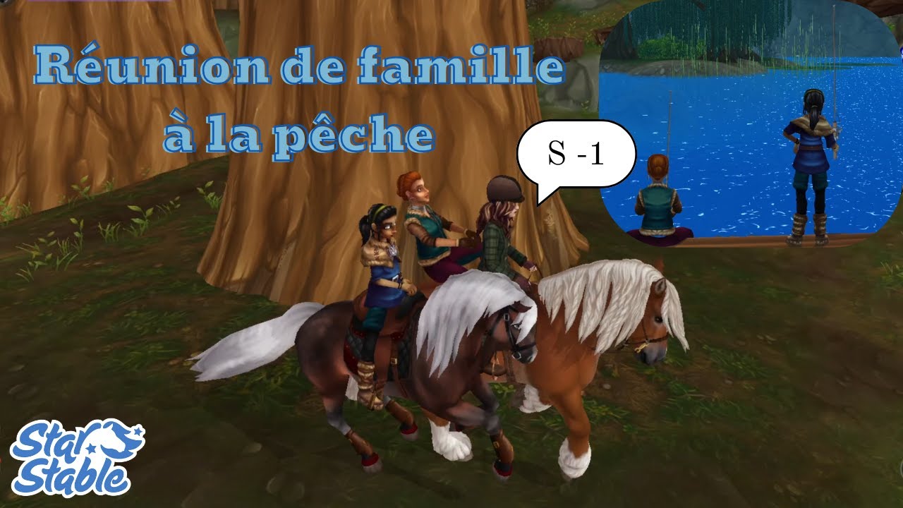 Réunion de famille à Dundull, et tous a sa canne à pêche ! - Star Stable Online