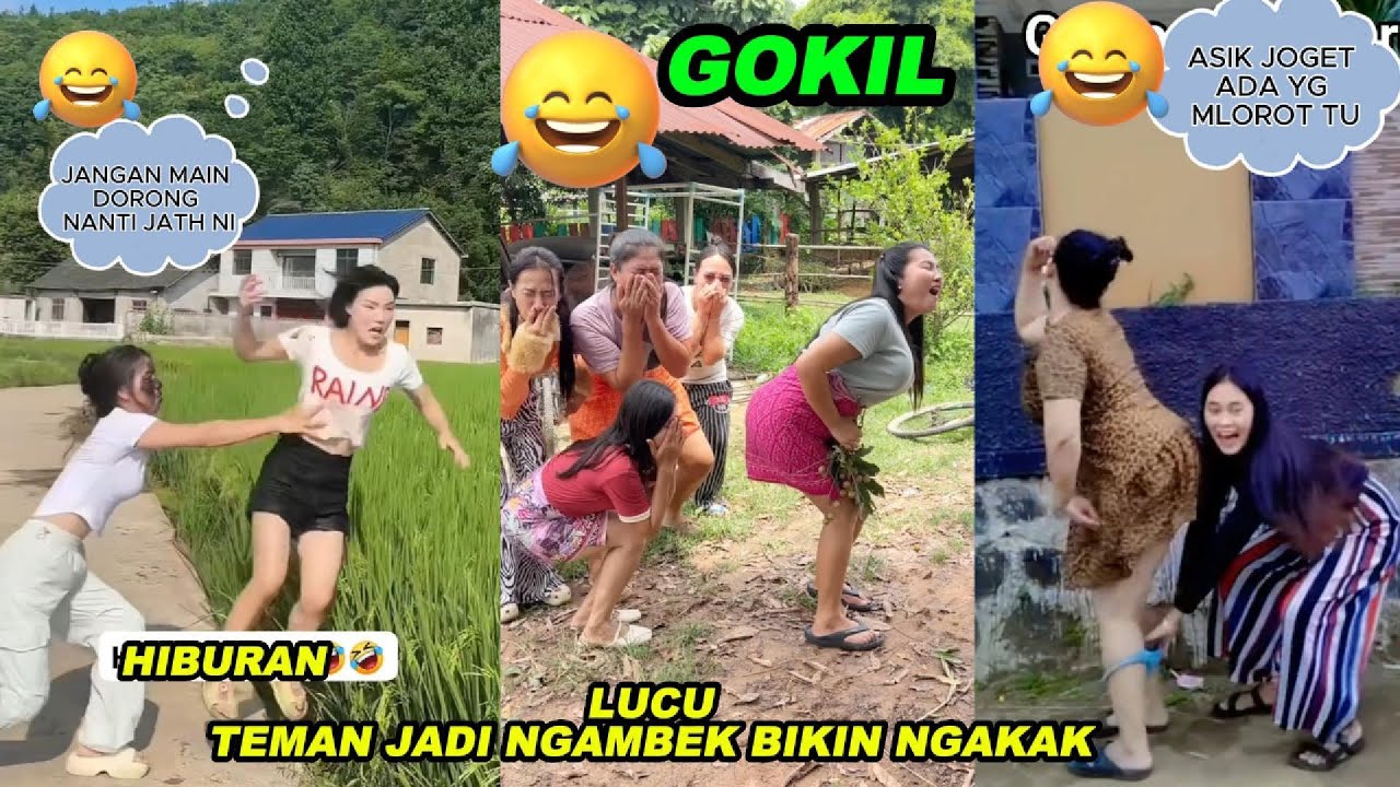 KOMEDI LUCU BIKIN TEMEN JADI NGAMBEK JAIL NYA BIKIN KOCAK!!!KUMPULAN VIDIO LUCU