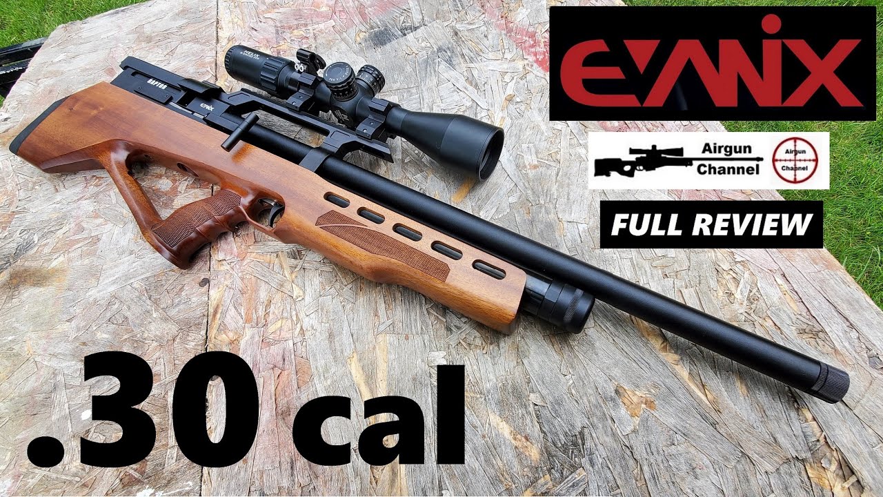 Evanix RAPTOR .30 Semi-Auto Bullpup PCP Rifle (Full Review ) + Power & Accuracy Test