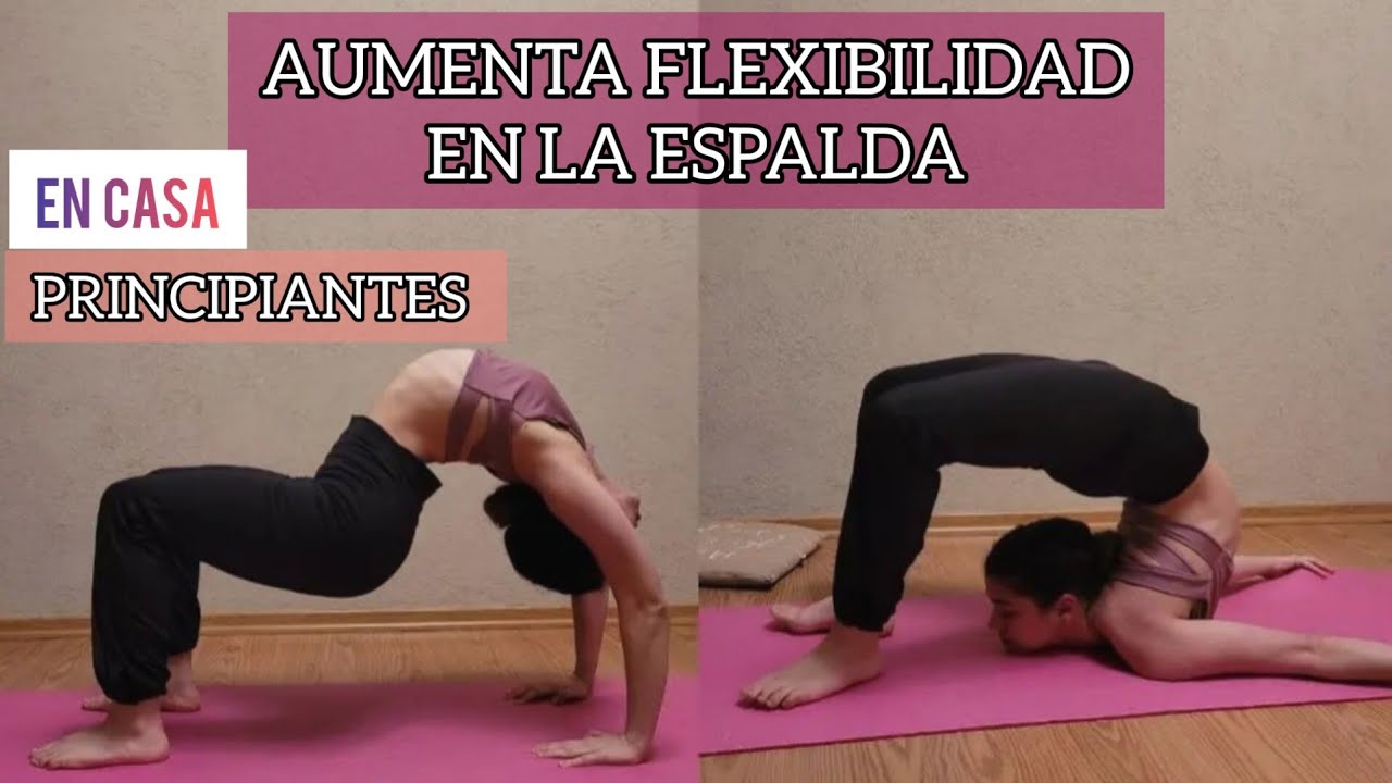 GANAR FLEXIBILIDAD EN LA ESPALDA Nivel Principiantes | Cómo hacer el puente | Sabrina Acosta