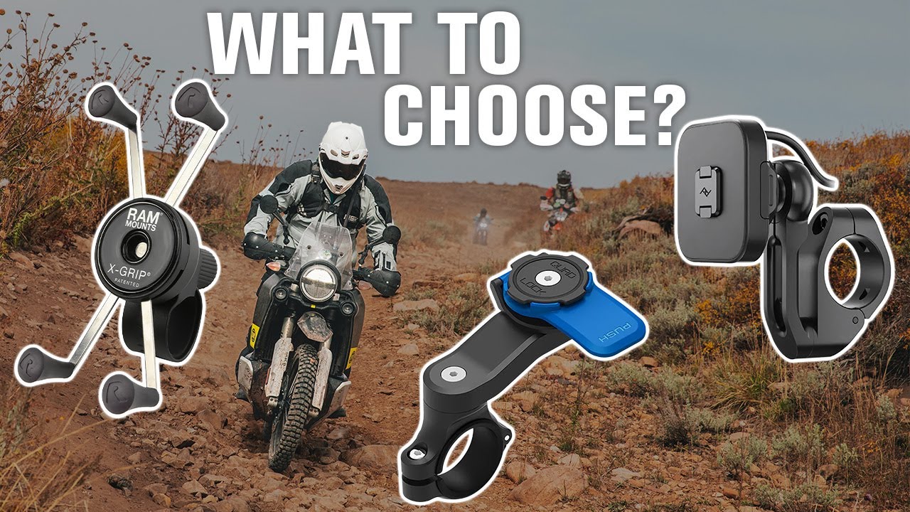 Лучшие держатели для телефонов на мотоцикле