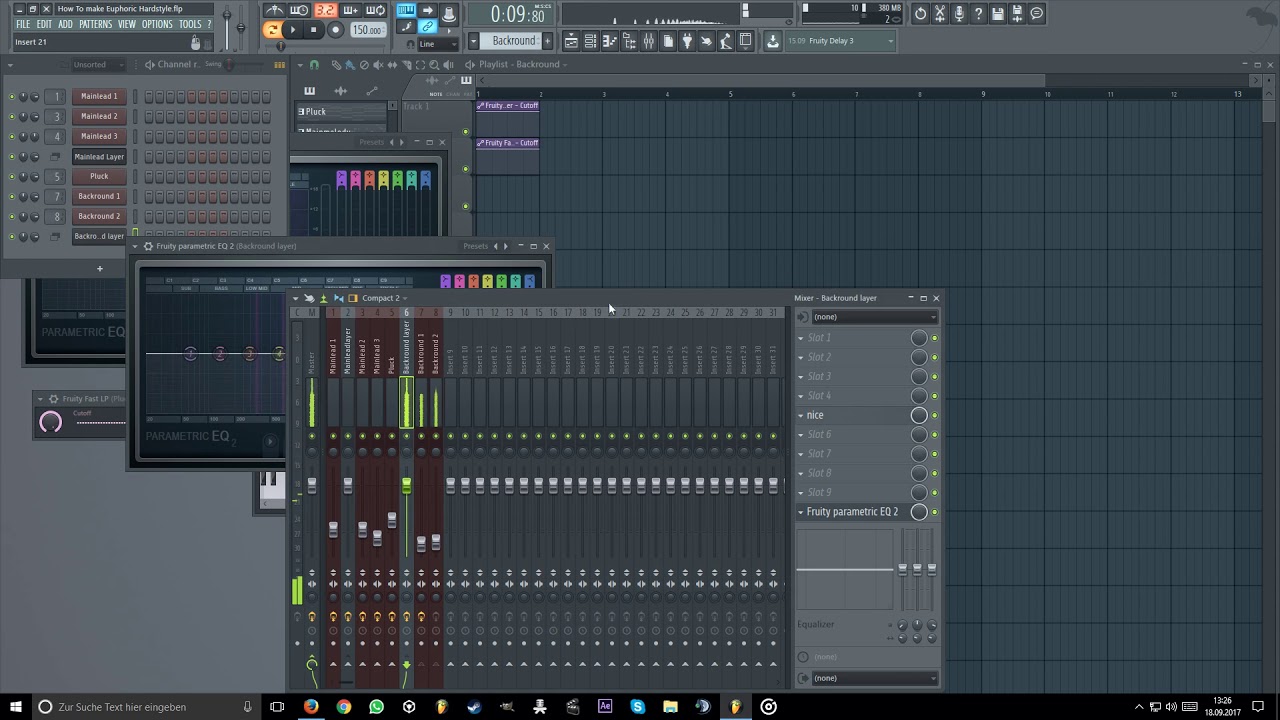 [Part 1 Of Euphoric Hardstyle track] [The Melody & Kicks][Fl Studio 12]