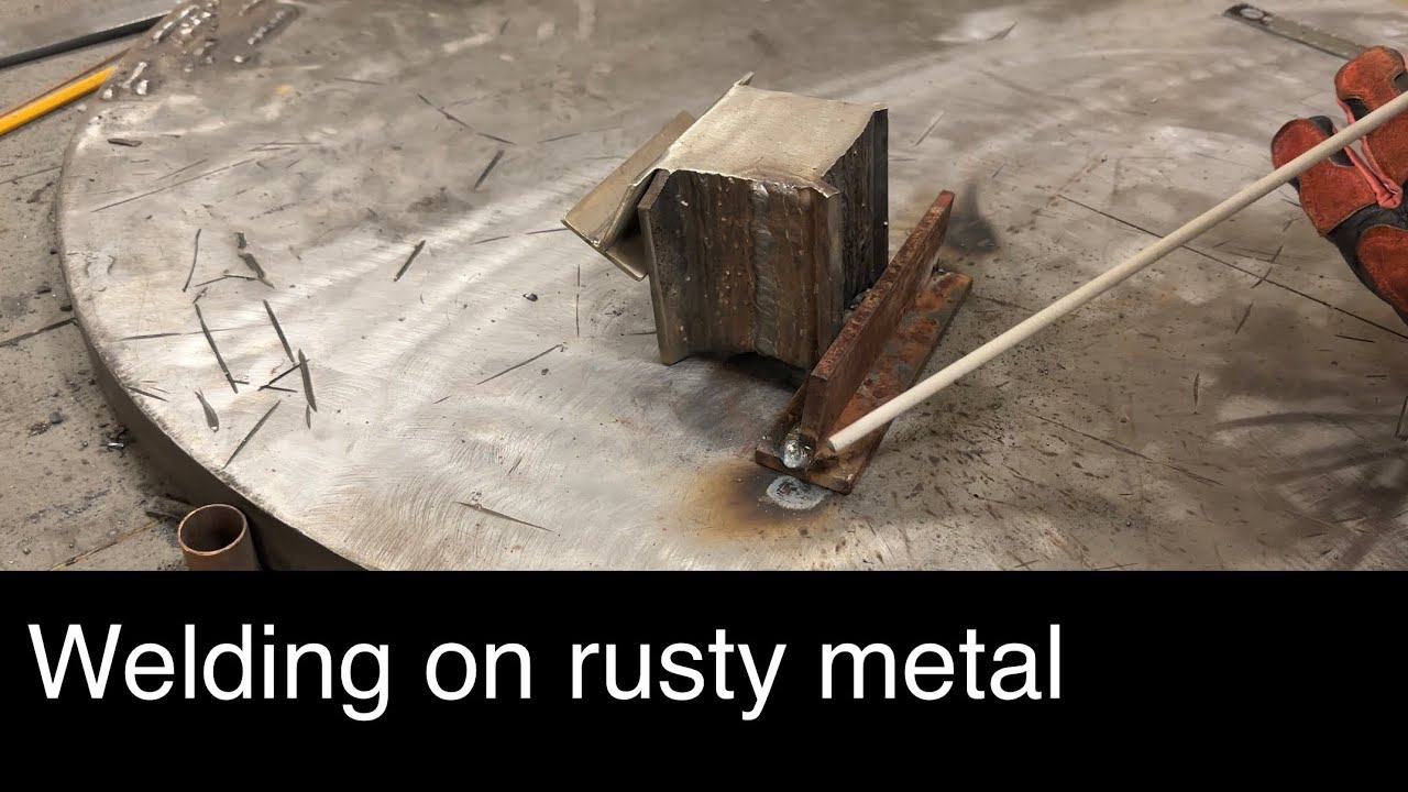 Welding on rusty metal 7018 Vs 6010