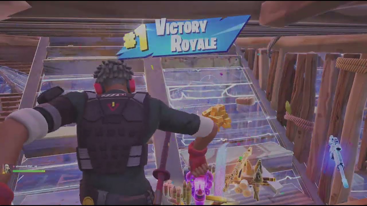Playing new Fortnite Update with my friend.