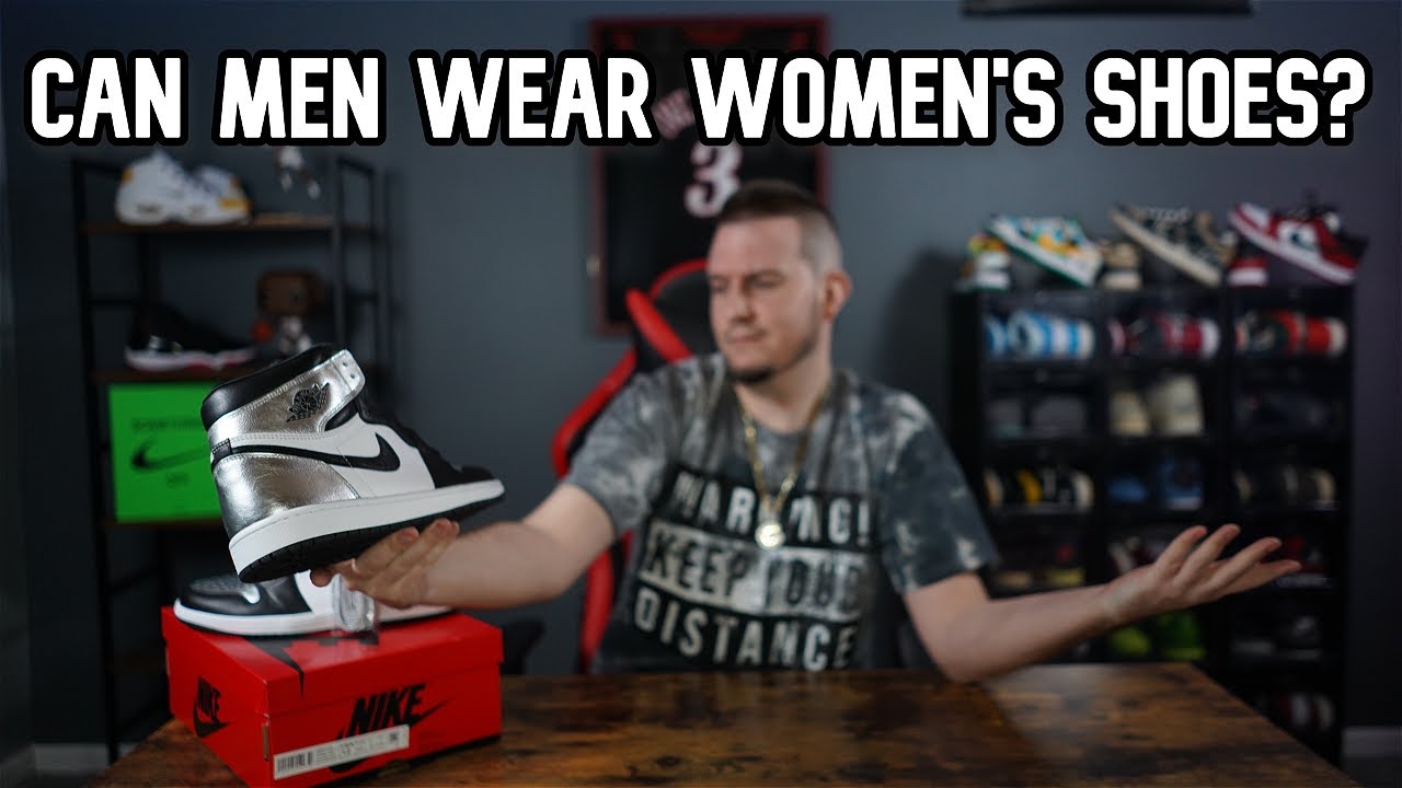 CAN MEN WEAR WOMEN'S AIR JORDAN 1 