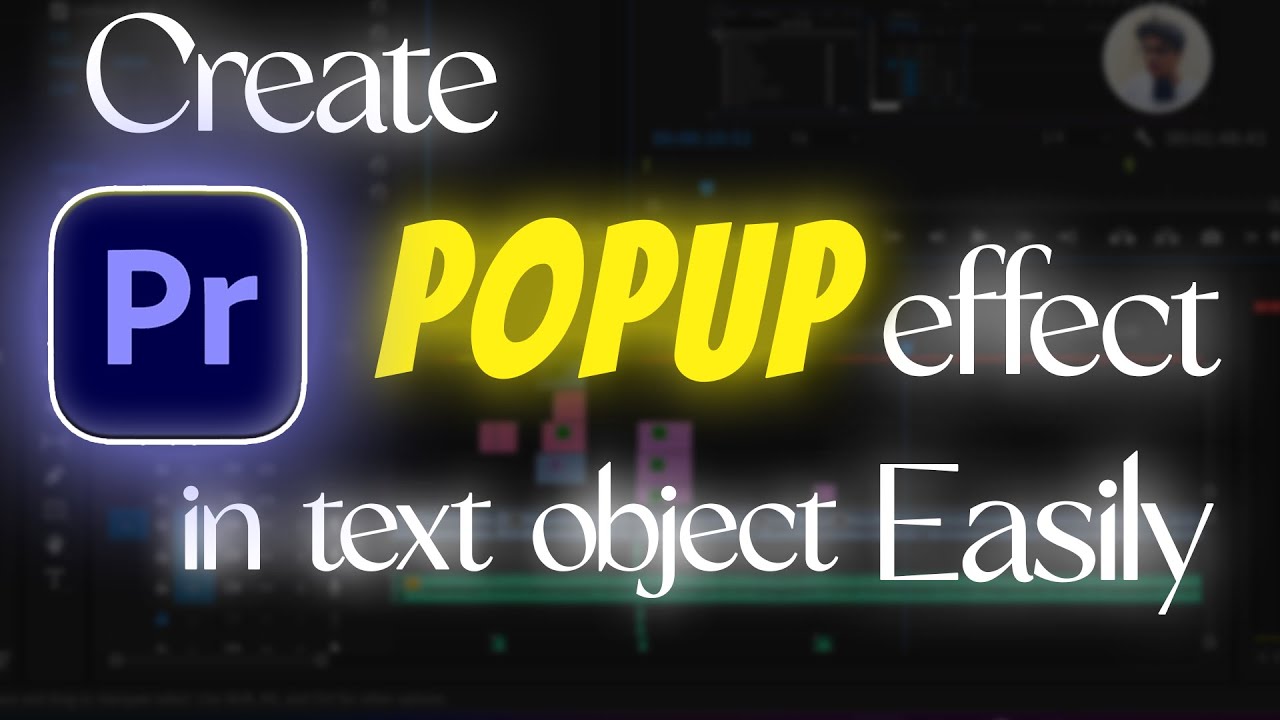 Create Popup effect in text object easily in Premiere Pro 2025