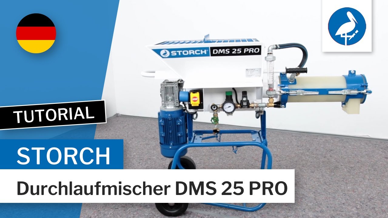 STORCH Durchlaufmischer DMS 25 PRO: Anwendung [DE]