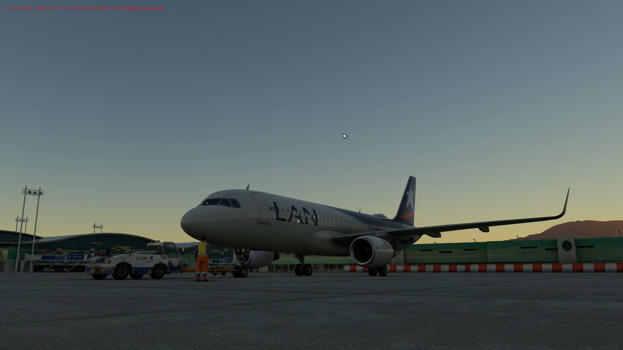 [MSFS] SHARKLETS! Take off from Santiago (SCL/SCEL) - Fenix A320SL