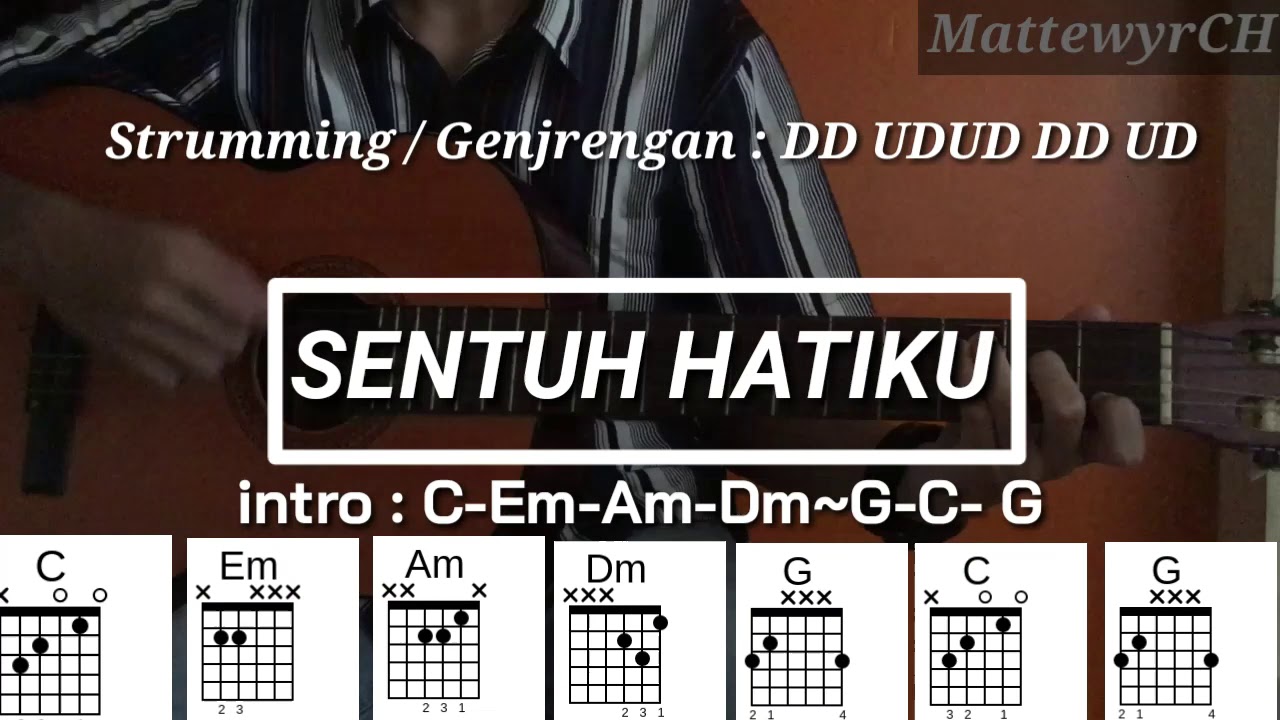 (Gitar Tutorial) Lagu Rohani - SENTUH HATIKU || Mudah dipahami untuk pemula
