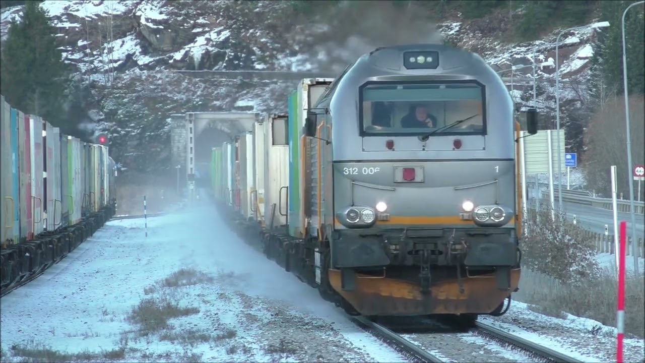 02/11/2023 - Bjerka #mix #togtrafikk #trainspotting #cargonet #br159 #eurodual #vossloh