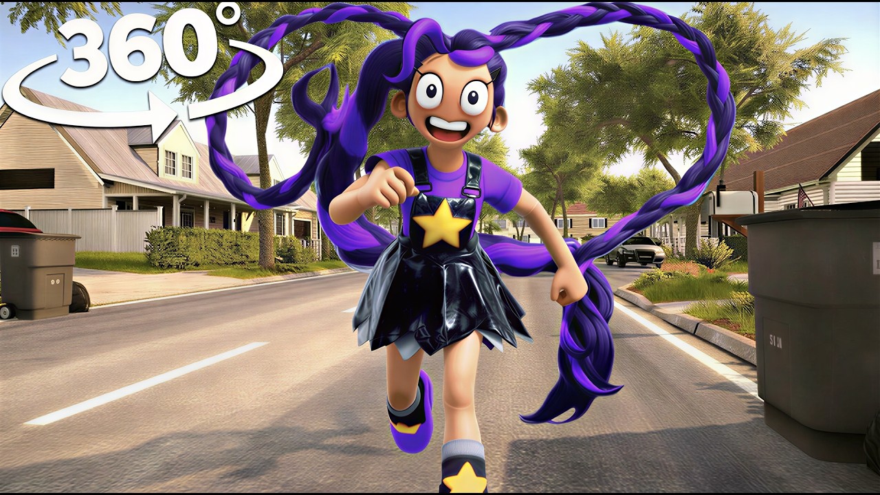 360° LILY LOVE BRAIDS - HUNTS YOU ! | VR 8K (Poppy Playtime Chapter 5)