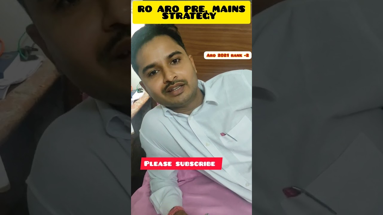 ARO TOPPER BEST PRE MAINS STRATEGY #roaro #uppsc #bhagidaribhawan #youtubeshorts #missionupsc