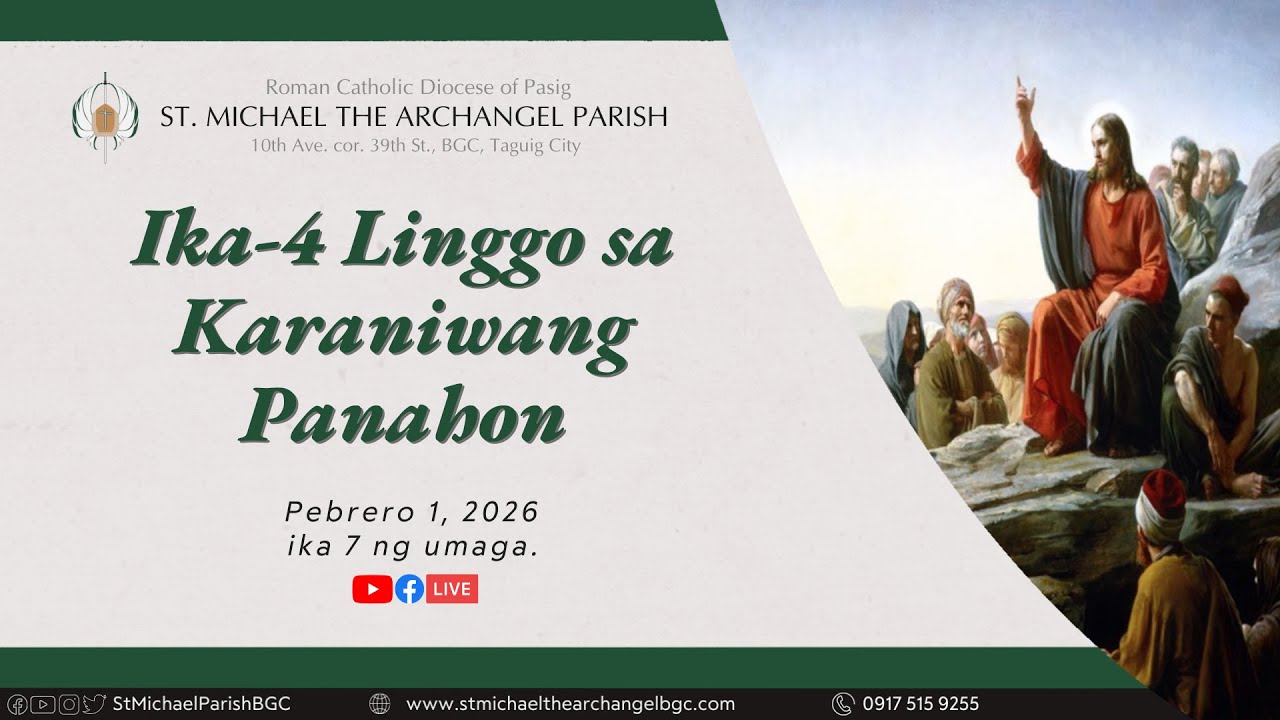 LIVE I Ika-3 Linggo sa Karaniwang Panahon