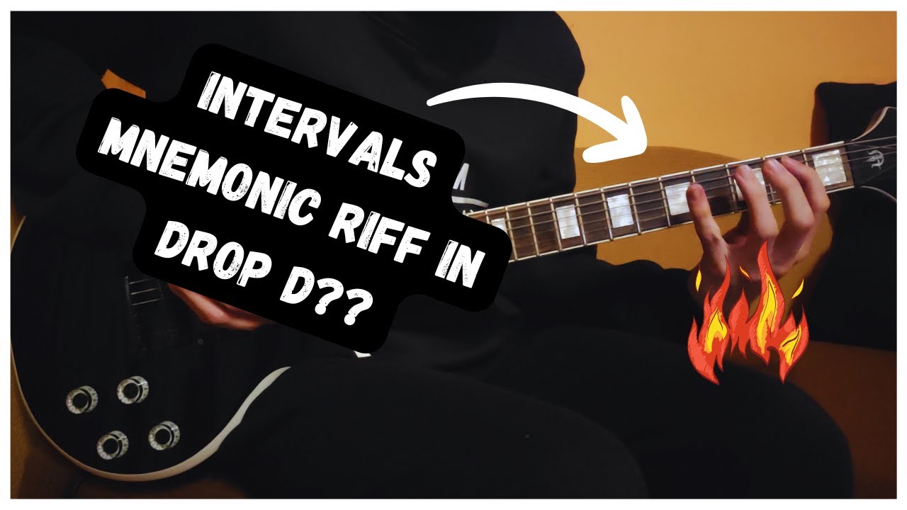 Intervals Mnemonic | Main Riff | Drop D Guitar Playthrough