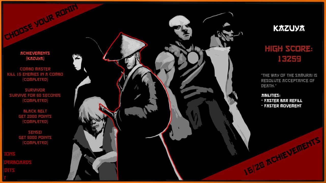 HAYAI - игра за Ронина | mouse-based combat system