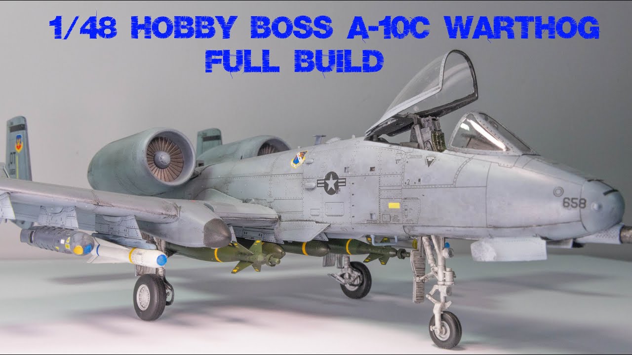 Building the 1/48 A-10C Warthog Hobby Boss