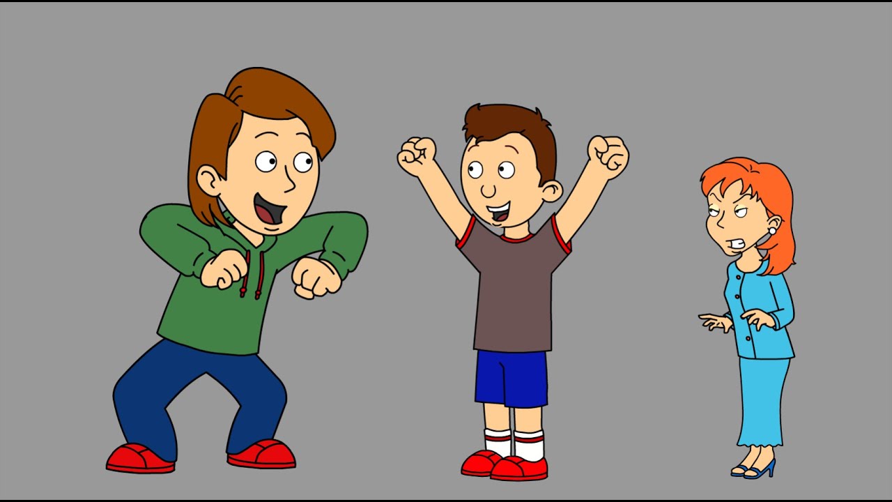 Classic Caillou Grows Hair