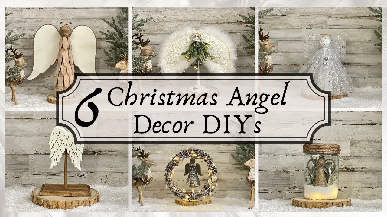 6 Christmas Angel Decor DIYs 🪽