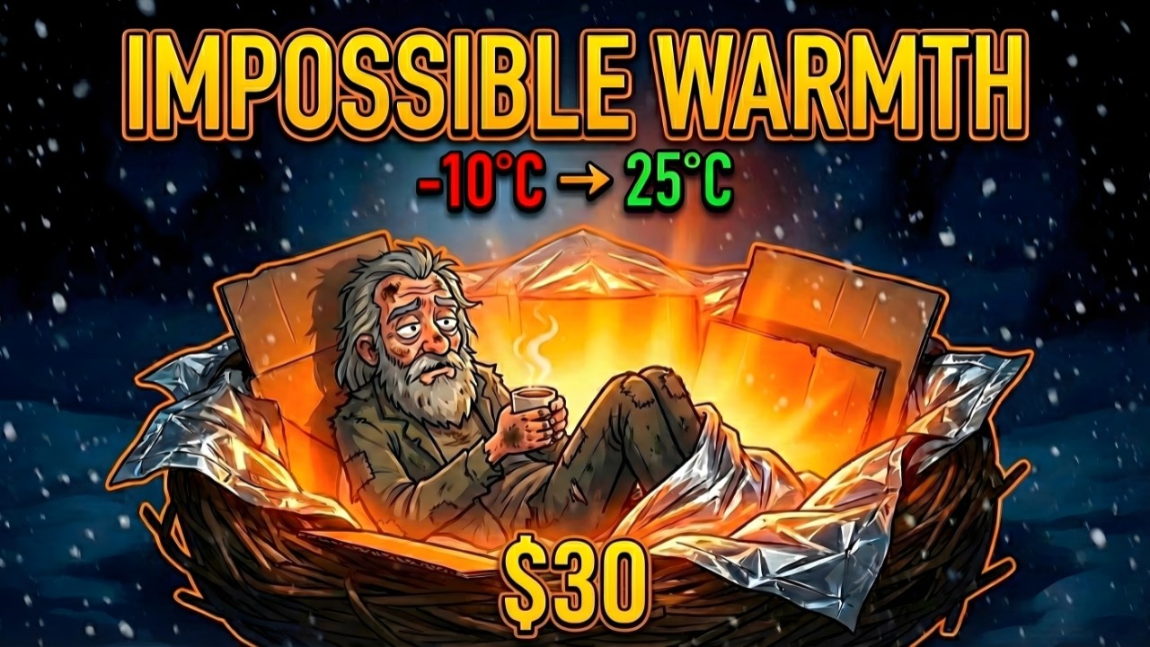 The $30 Homeless Hack That Beats Your $300 Tent (Physics Don't Lie)