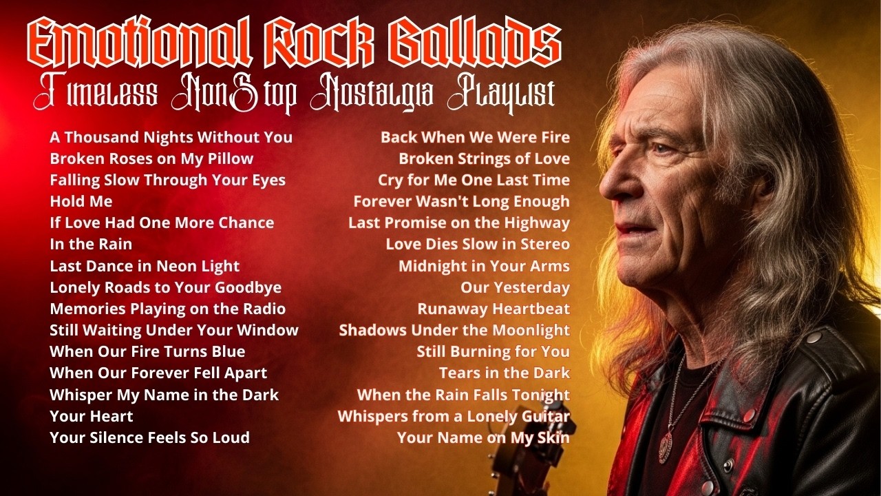 Slow Rock Ballads for Broken Hearts | Emotional Rock Songs