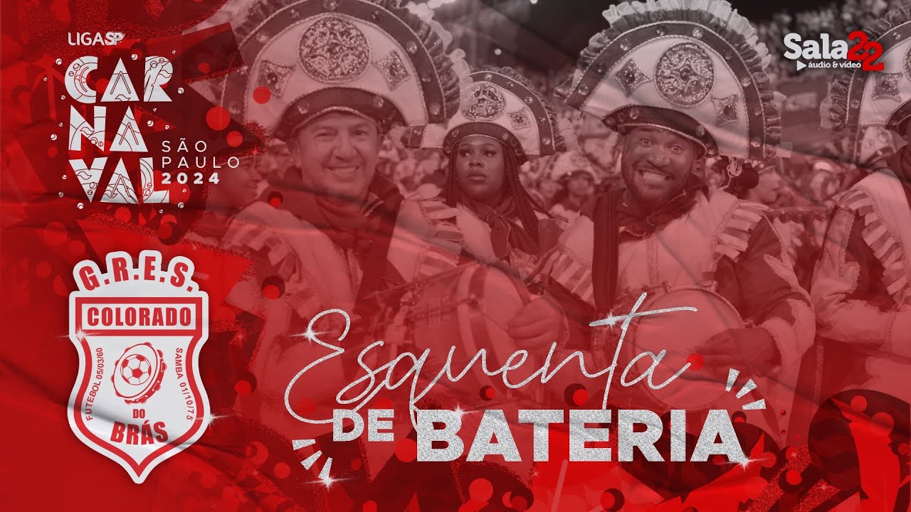 COLORADO DO BRÁS 4K - ESQUENTA DE BATERIA | CARNAVAL 2024 - LIGA-SP