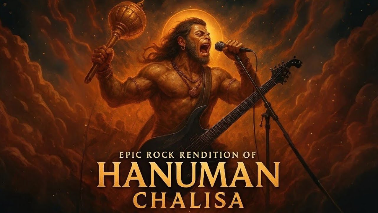 Hanuman Chalisa | Epic Rock x Symphonic x World Fusion | Cinematic Power Chant