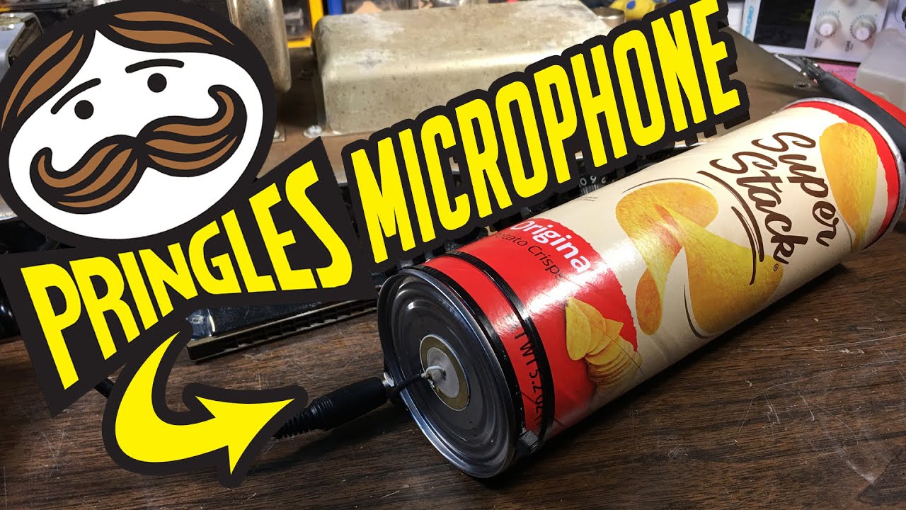 Turn a PRINGLES CAN into a MICROPHONE!