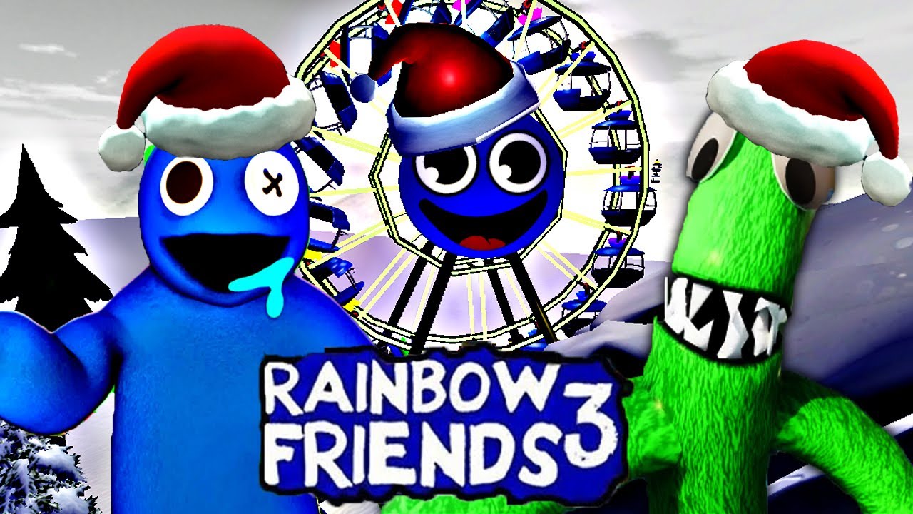 CRIEI MINHA PRÓPRIA ATUALIZAÇÃO DE NATAL DO RAINBOW FRIENDS!