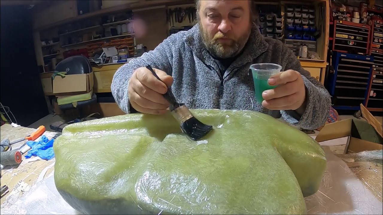 Самодельный бензобак из стекловолокна и пластика Часть2 из2